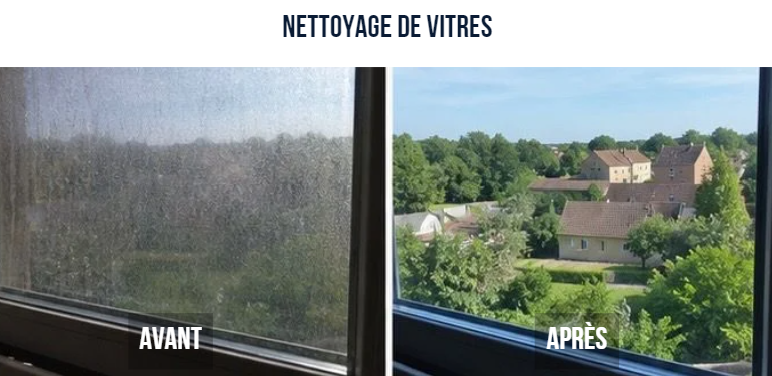 Nettoyage de vitres